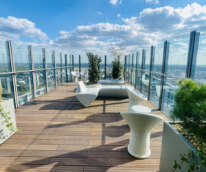 Taras widokowy na 36. piętrze wieżowca Atal Olimpijska w Katowicach