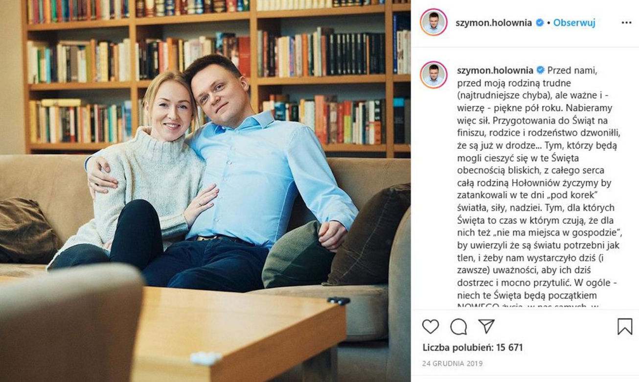 Szymon Hołownia z żoną Urszulą