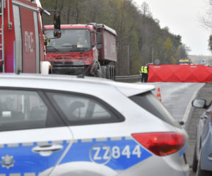 Śmiertelny wypadek na DK61