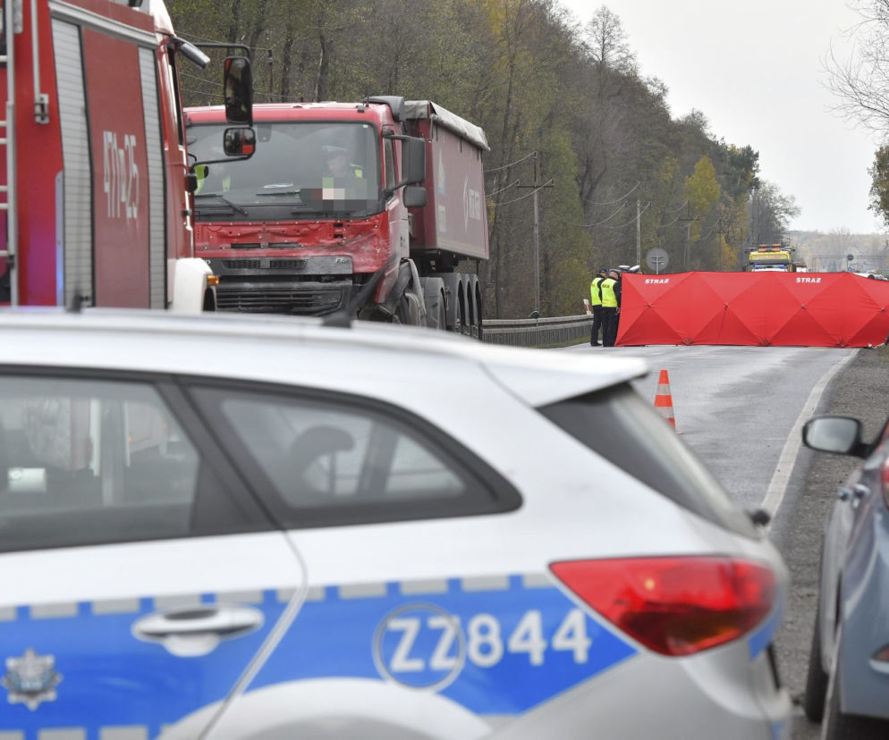 Śmiertelny wypadek na DK61
