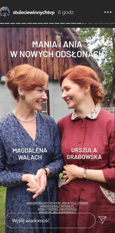 Stulecie Winnych 3 sezon. Ania (Urszula Grabowska), Mania (Magdalena Walach)