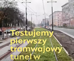 Tramwaje już jeżdżą pierwszym podziemnym tunelem tramwajowym w Warszawie