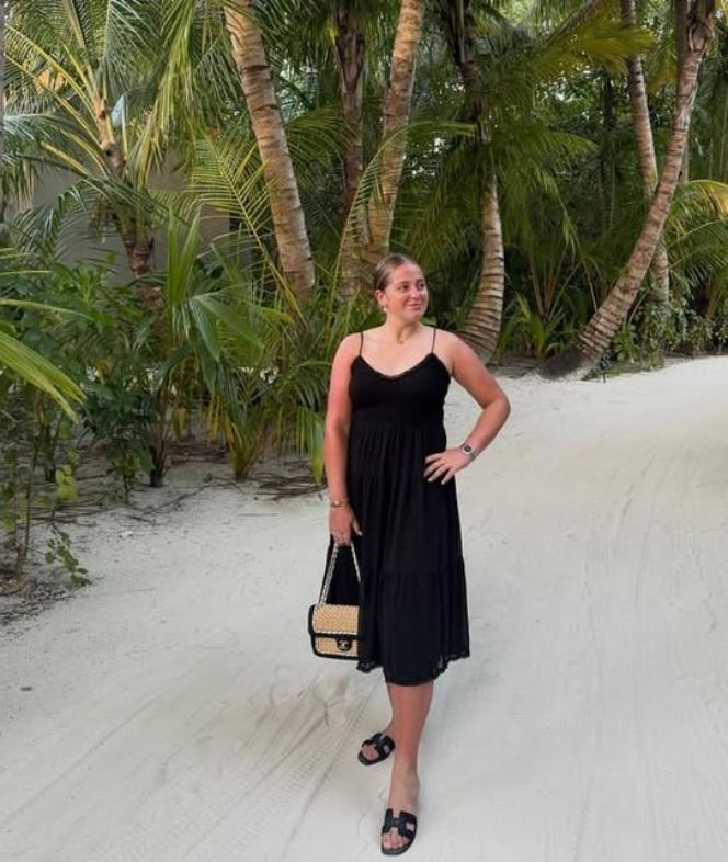 Jelena Ostapenko na wakacjach