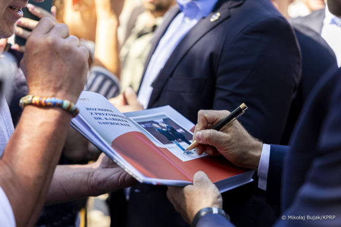 Prezydent RP Karol Nawrocki z wizytą w Skawinie