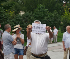 Protest przeciw przemocy w Białymstoku