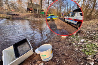 Ratownicy nie mogli nic zrobić. Ciało mężczyzny leżało w rzece