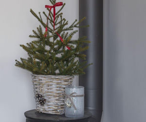 Świąteczne choinki w stylu rustykalnym