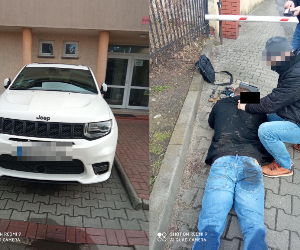 Jeep skradziony w Niemczech odnalazł się w Warszawie. Wraz z nim poszukiwany 32-latek