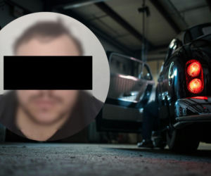 Reperował auto, kiedy dopadli go stróże prawa