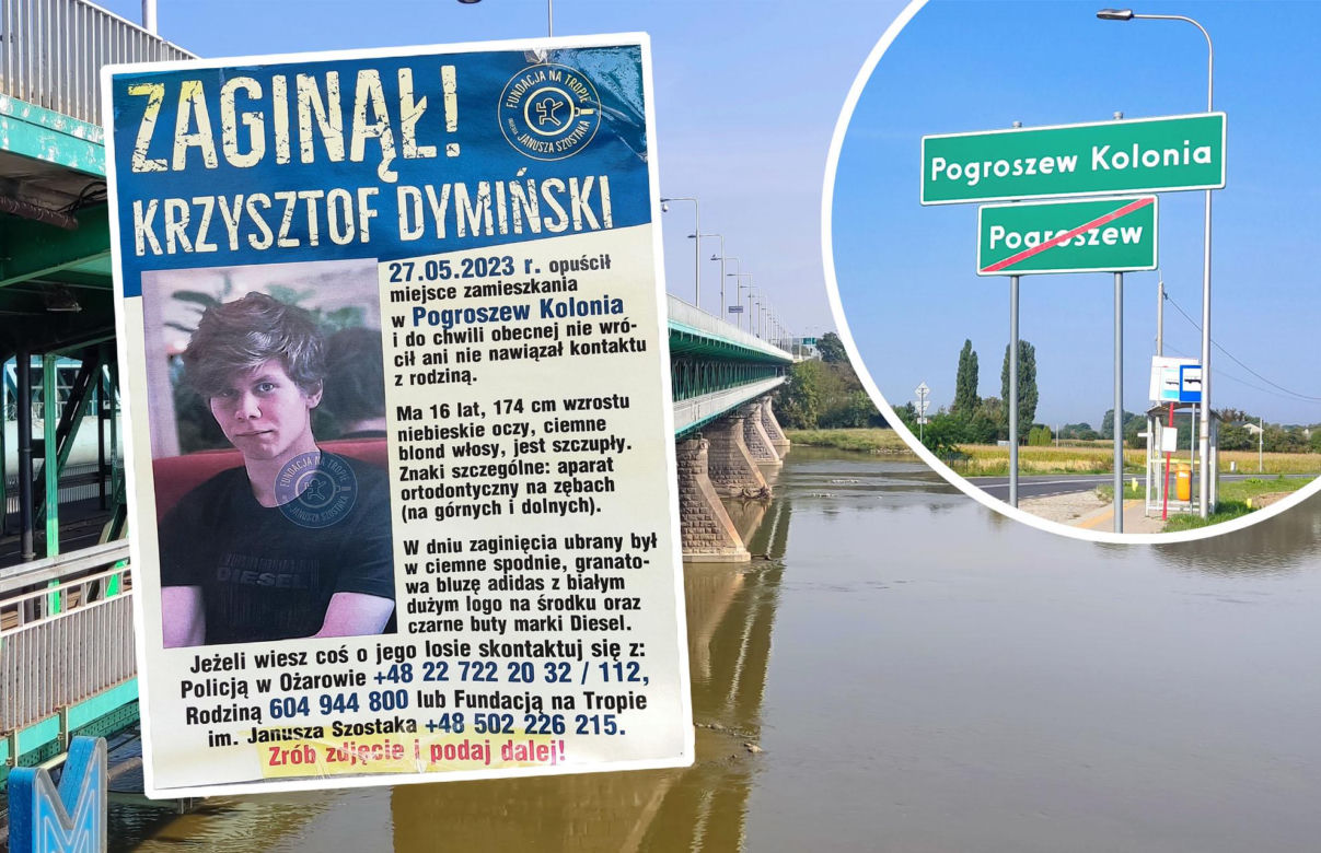 Zaginiony Krzysztof Dymiński