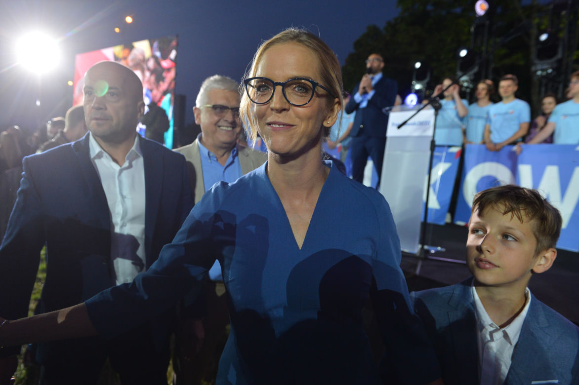 Wybory 2020. Wieczór wyborczy Rafała Trzaskowskiego