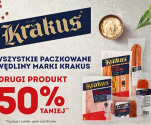 Wędliny Krakus , drugi produkt 50 proc. taniej