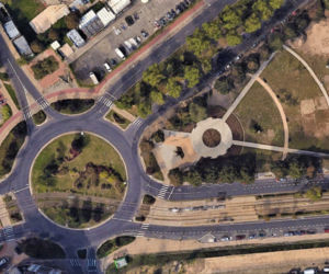 Szczecin w szczególe według Google Earth
