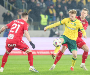 GKS Katowice - Widzew Łódź, zdjęcia kibiców z meczu 20. kolejki PKO BP Ekstraklasy