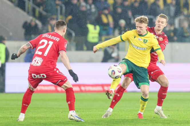 GKS Katowice - Widzew Łódź, zdjęcia kibiców z meczu 20. kolejki PKO BP Ekstraklasy