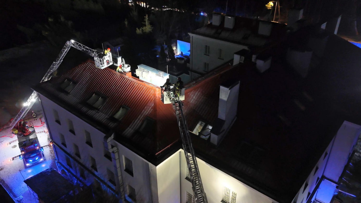 Pożar w zamkniętym Okręgowym Ośrodku Wychowawczym w Falenicy