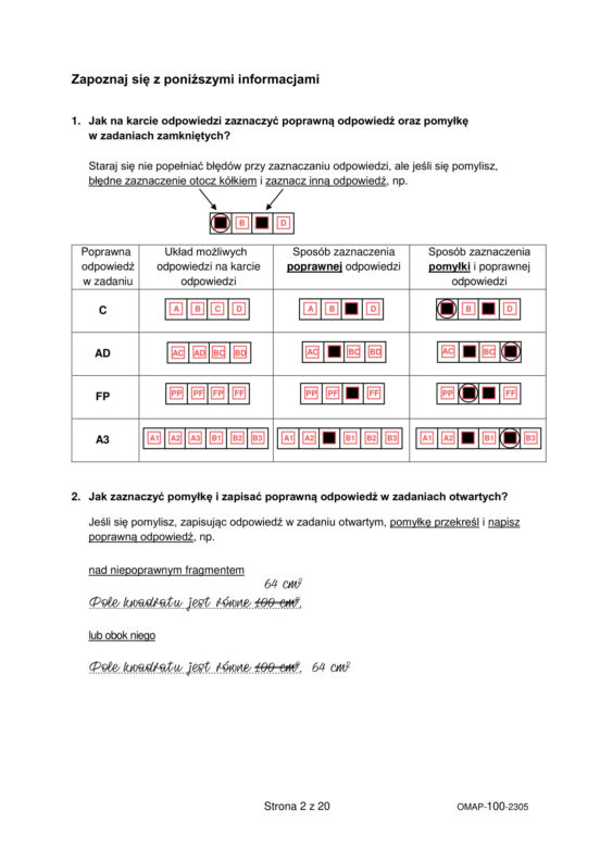 Egzamin ósmoklasisty 2023: matematyka. Zadania, arkusze CKE i odpowiedzi z matematyki [24.05.2023]