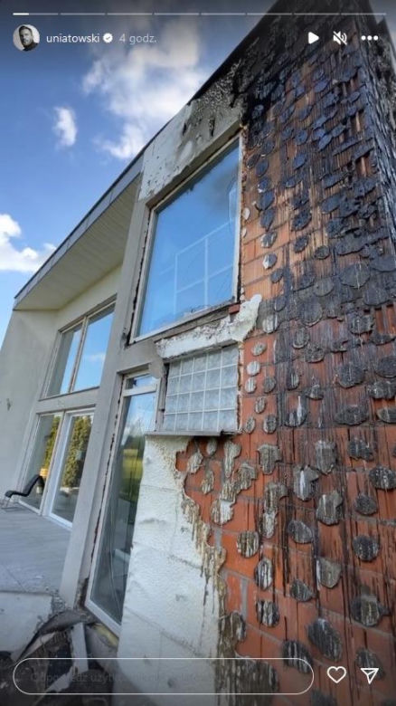 Pożar w domu Sławka Uniatowskiego. Artysta wszystko pokazał fanom