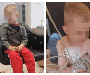 Krew potrzebna natychmiast! Trwa walka o życie małego Szymonka spod Makowa Mazowieckiego [ZDJĘCIA]