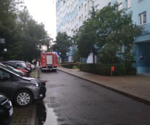 Rzeszów. Pożar mieszkania na Podwisłoczu [ZDJĘCIA]