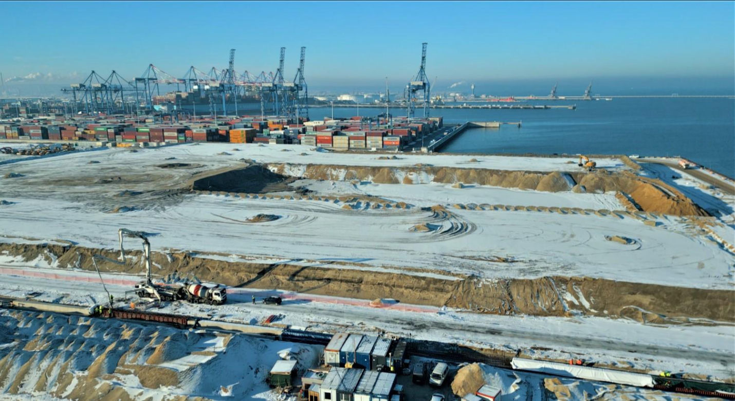 Budowa Terminala kontenerowego T3 Baltic Hub w Gdańsku