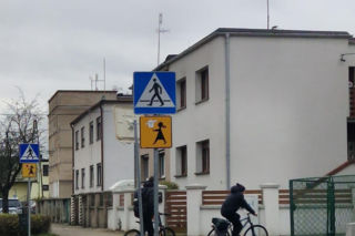 Przejścia pieszo-rowerowe na Zatorzu