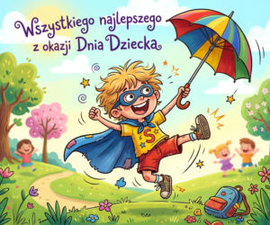 Śmieszna kartka na Dzień Dziecka