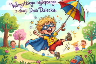 Śmieszna kartka na Dzień Dziecka
