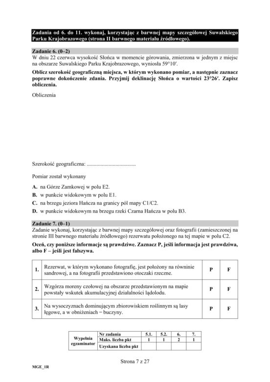 Matura 2020: Geografia. ARKUSZ CKE z geografii odpowiedzi z egzaminu 19.06.2020