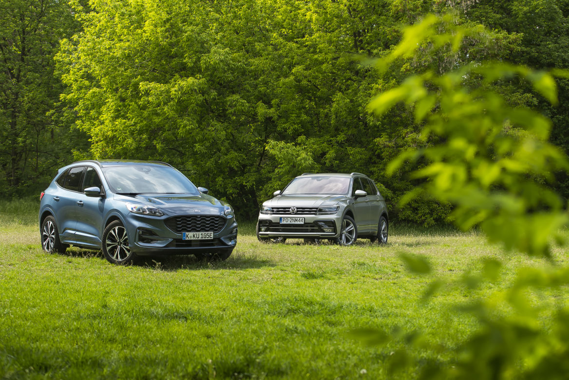 Ford Kuga 2.5 Plug-In Hybrid vs. Volkswagen Tiguan 2.0 TSI 