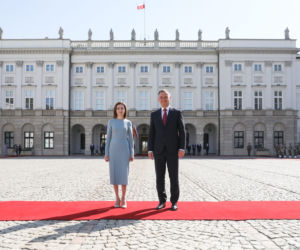Prezydent Duda spotkał się z prezydent Mołdawii