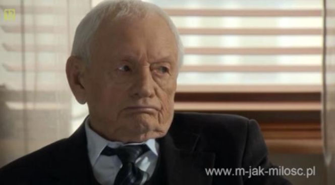 M jak miłość odc. 1041. Lucjan Mostowiak (Witold Pyrkosz)