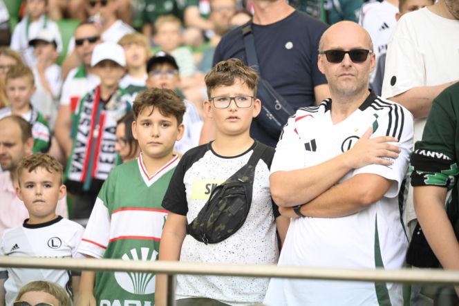 Legia Warszawa - Zagłębie Lubin: Zdjęcia kibiców
