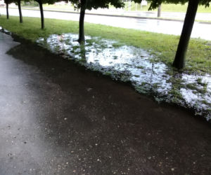 Gwałtowna ulewa nad Radomiem