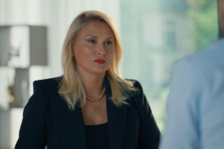 Barwy szczęścia, odcinek 3301. Justyna (Sylwia Juszczak-Krawczyk), Mirek (Oliwier Kozłowski)