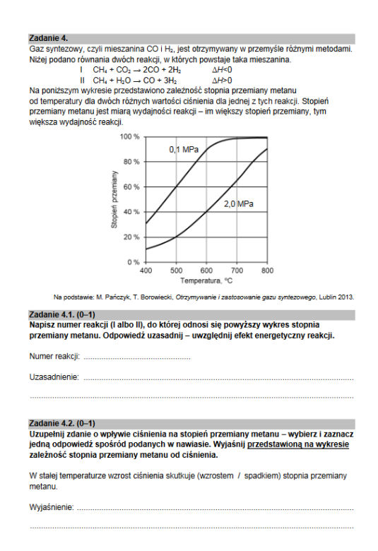Matura rozszerzona 2022 chemia - arkusz PDF