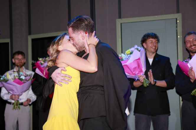 Agata Załęcka i inne gwiazdy na premierze spektaklu Kaczorowskiej i Rogacewicza