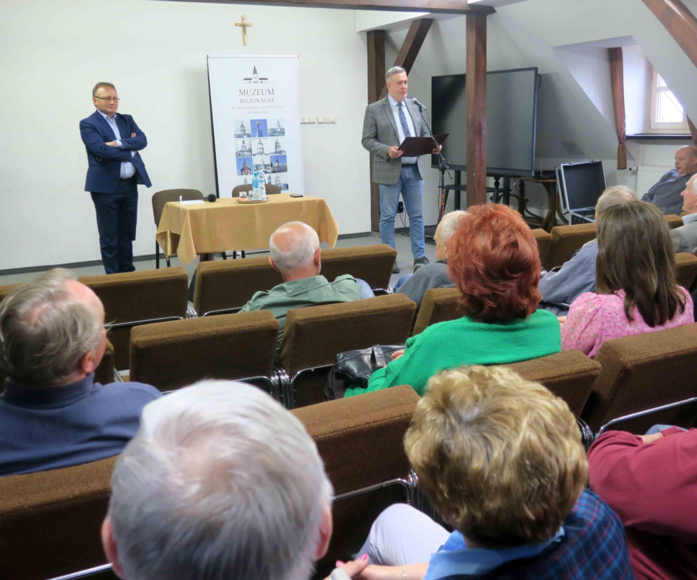 Marek Budzisz w Muzeum Regionalnym w Siedlcach