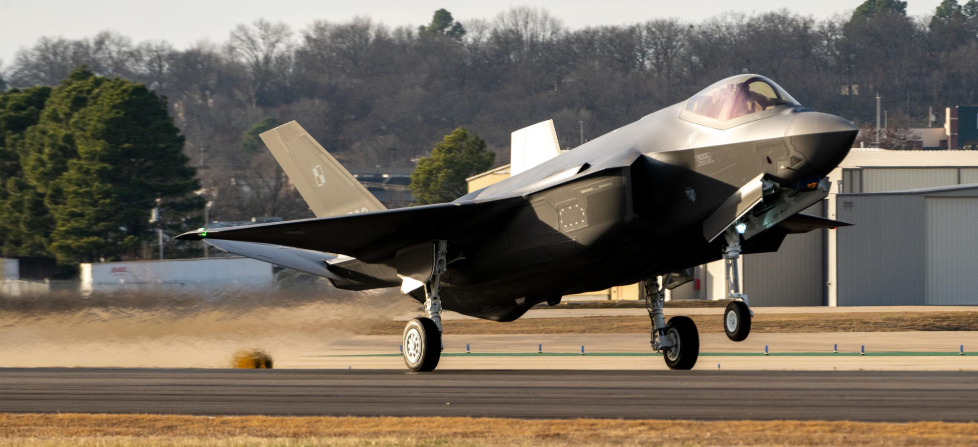 Ósmy polski F-35 w Ebbing. Amerykanie pokazali zdjęcia myśliwca