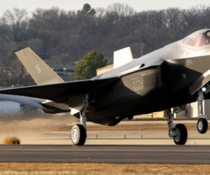 Ósmy polski F-35 Husarz w Ebbing. Amerykanie pokazali zdjęcia myśliwca