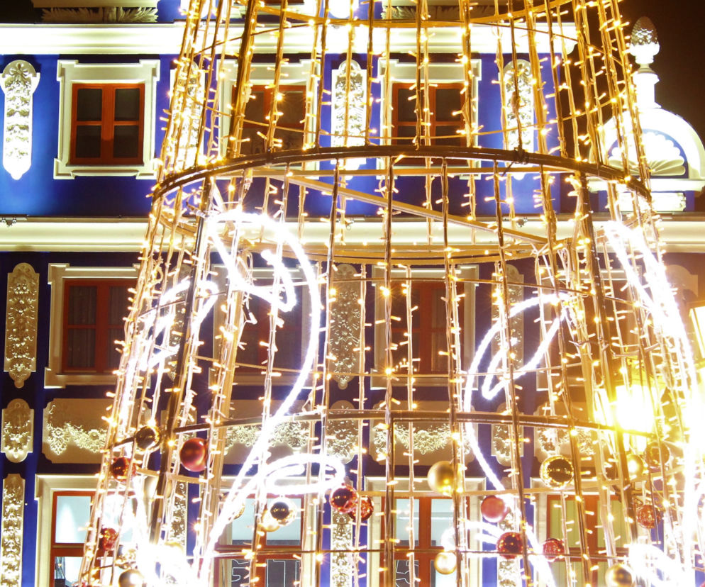 Iluminacje świąteczne w Szczecinie