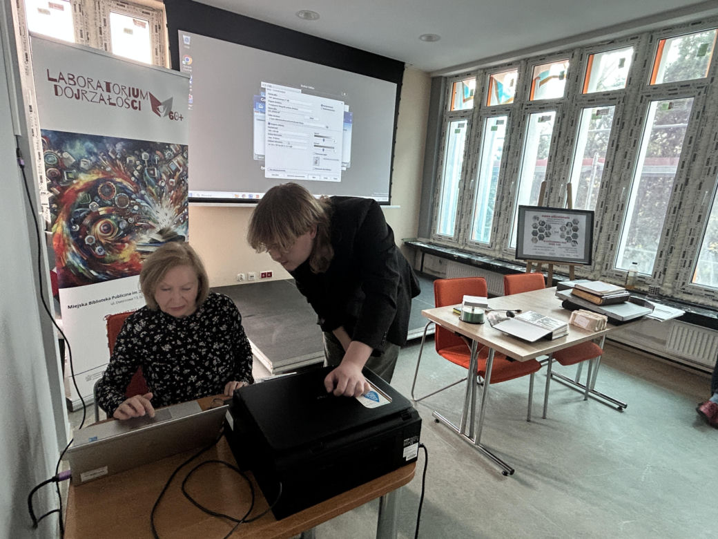 warsztaty w Miejskiej Bibliotece Publicznej w Koninie