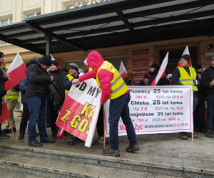 Protest rolników w Rzeszowie. „Będziemy tracić z roku na rok”