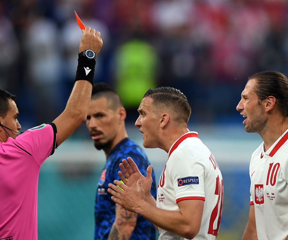 Czerwona kartka dla Grzegorza Krychowiaka