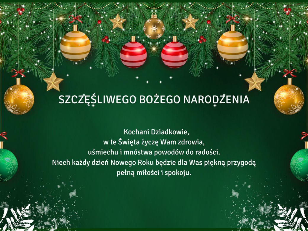 Życzenia na Boże Narodzenie