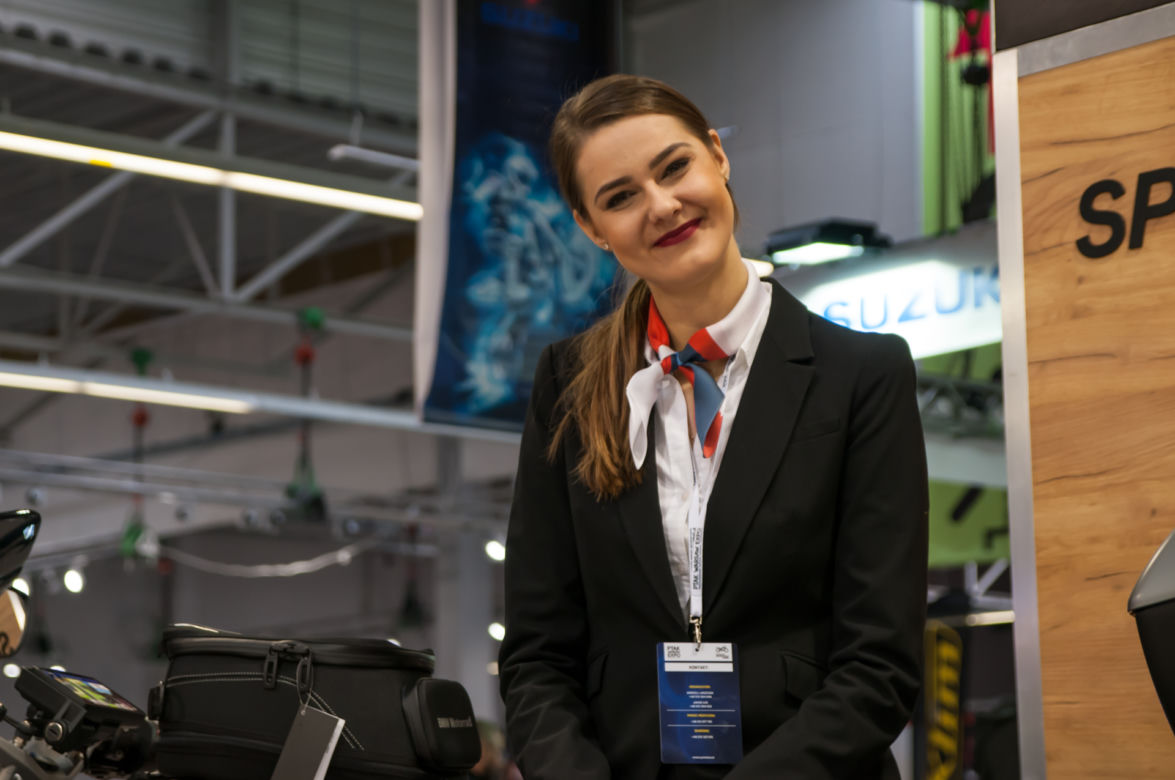 Hostessy na Warsaw Motorcycle Show