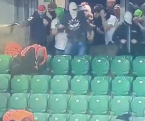 Kibice, Legia, zadyma