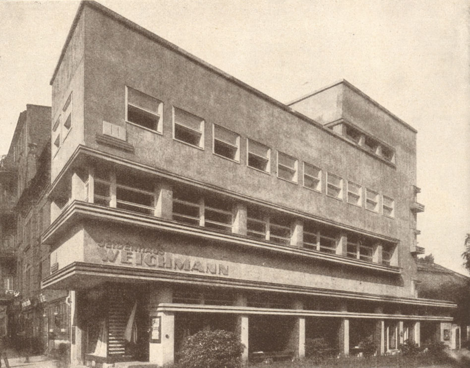 Erich Mendelsohn - Gliwice Seidenhaus Weichmann [w: ] Die deutsche stadt, Beuthen OS. Berlin 1925, s.268