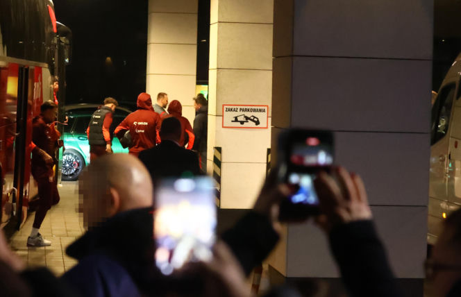 Reprezentacja Polski: nocny powrót do hotelu po meczu