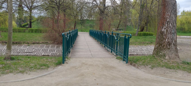 Kładka przed remontem